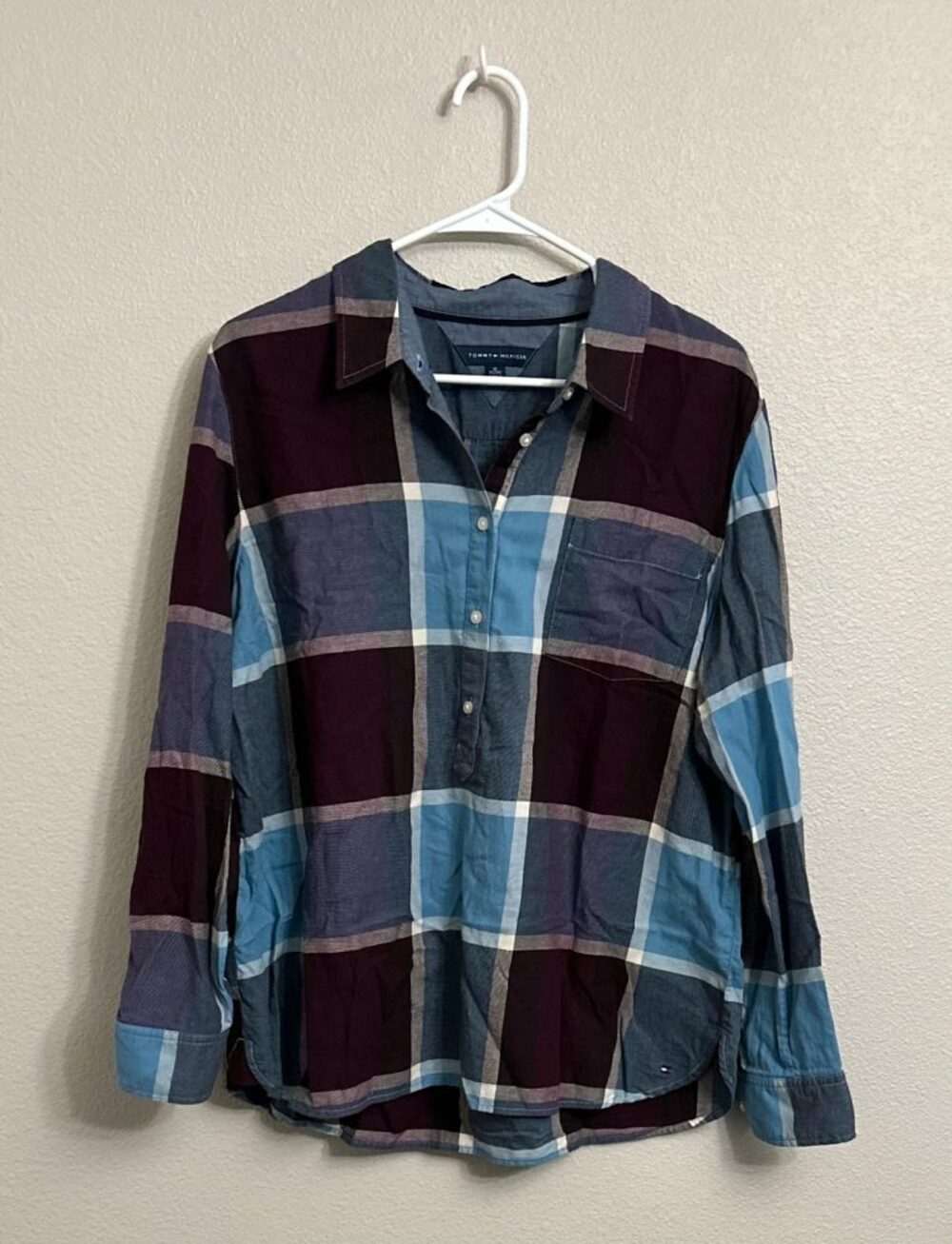 Tommy Hilfiger plaid button up